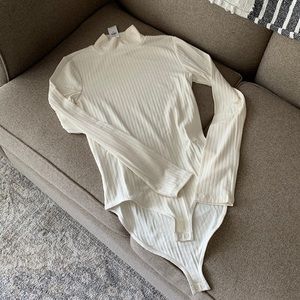 Gap Mock Neck Long Sleeve Bodysuit